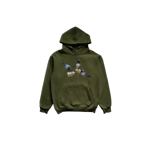 FOREST GREEN “BREAD” HOODIE